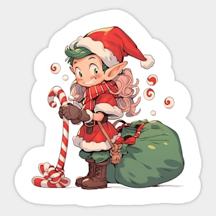 Santa's Christmas Party Sticker